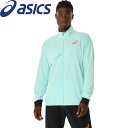 ◆◆ <アシックス> ASICS HYBRID STRETCH WOVEN JACKET 2091A752 (413:ILLUMINATE MINT) 2091A752-413(4)
