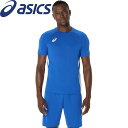 ◆◆メール便発送 <アシックス> ASICS 半袖ゲームシャツ 2101A310 (401:アシックスブルー) サッカー 2101A310-401(4)