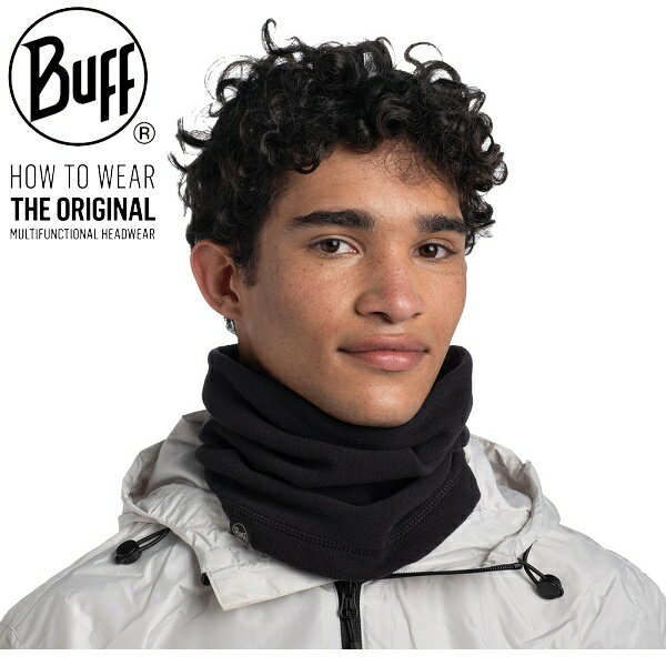 ◆◆○送料無料 メール便発送 ＜Buff（バフ）＞ POLAR NECK WARMER BLACK 480781