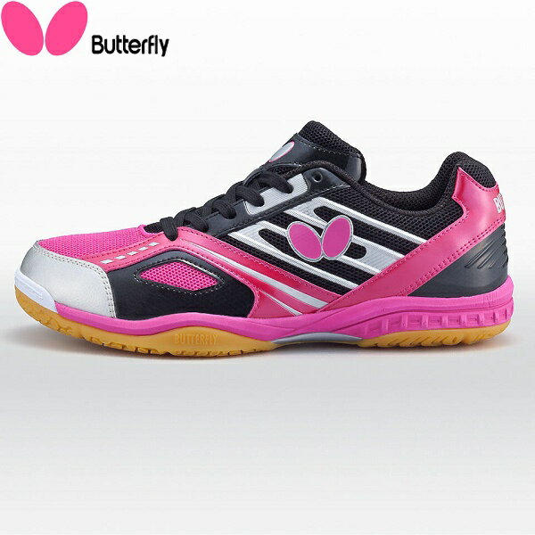 ◆◆● 【バタフライ】 Butterfly レゾライン マッハ 93630 (901)ブラック/ピンク 卓球 シューズ 93630-901