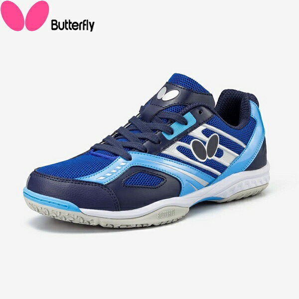 ◆◆ <バタフライ> BUTTERFLY レゾライン マッハ 93630 (408)ネイビー×ブルー 卓球 シューズ