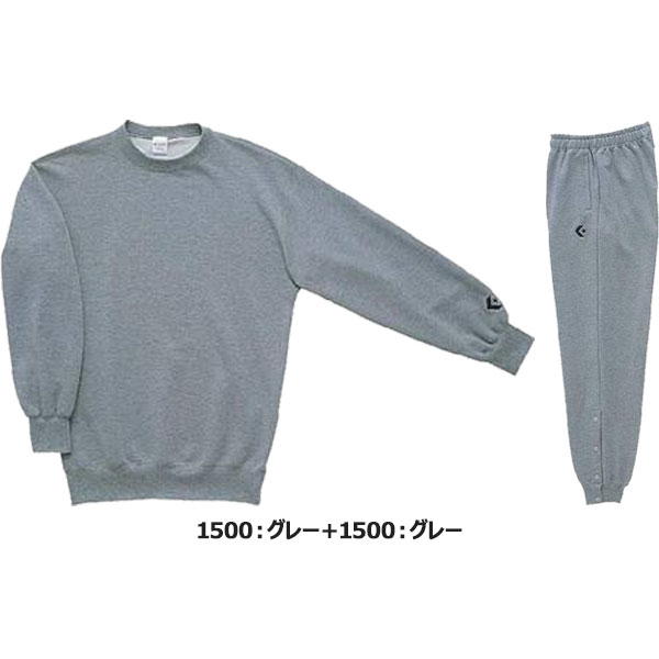 ◆◆○ ＜コンバース＞ CONVERSE メンズ スウェットシャツ＆パンツ(裾ボタン) スウェット 上下セット バスケットボール CB141201-CB141204 3