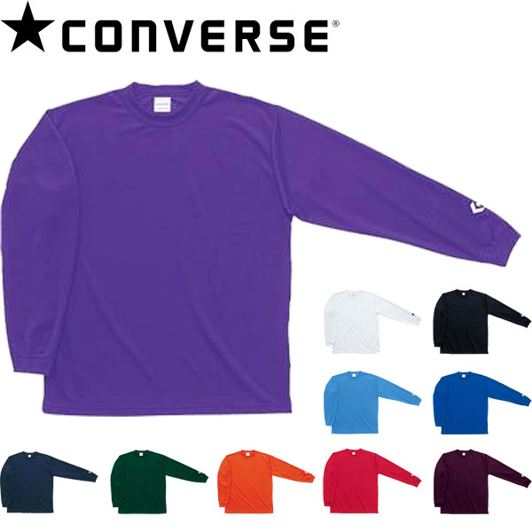 ◆◆○メール便発送 ＜コンバース＞ CONVERSE メンズ ロングスリーブシャツ プラシャツ バスケットボール CB291324L