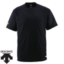 ◆◆○メール便発送 <デサント> DESCENTE 【野球】 ベースボールシャツ(Tネック) DB-200 (BLK:ブラック) DB200-BLK(4)