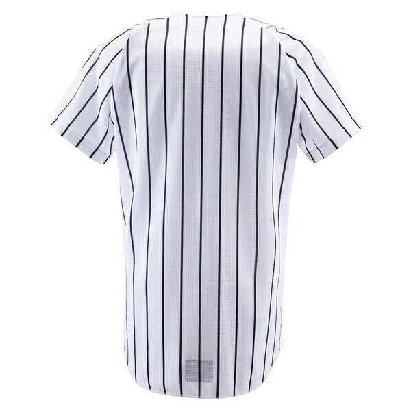◆◆○＜デサント＞ DESCENTE ユニフォームシャツ フルオープンシャツ（ワイドストライプ） (SWBK) DB6000-SWBK