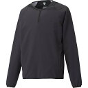 ◆◆○ <デサント> DESCENTE 長袖ハイブリッドジャケット (BLK:ブラック) 野球 DBX3606LC-BLK