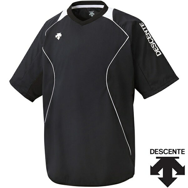 ◆◆○メール便発送 ＜デサント＞ DESCENTE 半袖プラクティスピステ DVB3322B-BWH