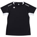 ◆◆○メール便発送 <デサント> DESCENTE 半袖バレーボールシャツ DVB5223WB-BWH
