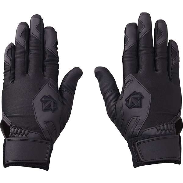 ◆◆○メール便発送 ＜デサント＞ DESCENTE 学生用バッティンググラブ(両手用) （BK：ブラック） 野球 DBBXJD11-BK