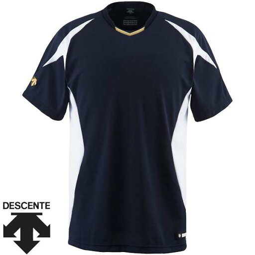 ◆◆○メール便発送 <デサント> DESCENTE ベースボールシャツ (DNSW:Dネイビー×Sホワイト) 野球 JDB116-DNSW ◆◆○メール便発送 <デサント> DESCENTE ベースボールシャツ (DNSW:Dネイビー×Sホワイト) 野球 JDB116-DNSW
