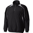 ◆◆○ <デサント> DESCENTE プルオーバーコート STD425B (BLK:ブラック) メンズ 野球・ソフトボール STD425B-BLK
