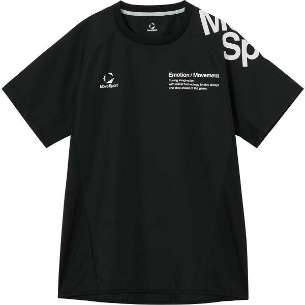 ◆◆○メール便発送 ＜ムーブスポーツ＞ MOVESPORT 半袖ピステ SV6SWB02U (BKWH：ブラ...