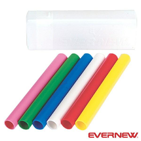 ◆◆○ ＜エバニュー＞ Evernew リレーバトンプラ製中（6色組） EGA185