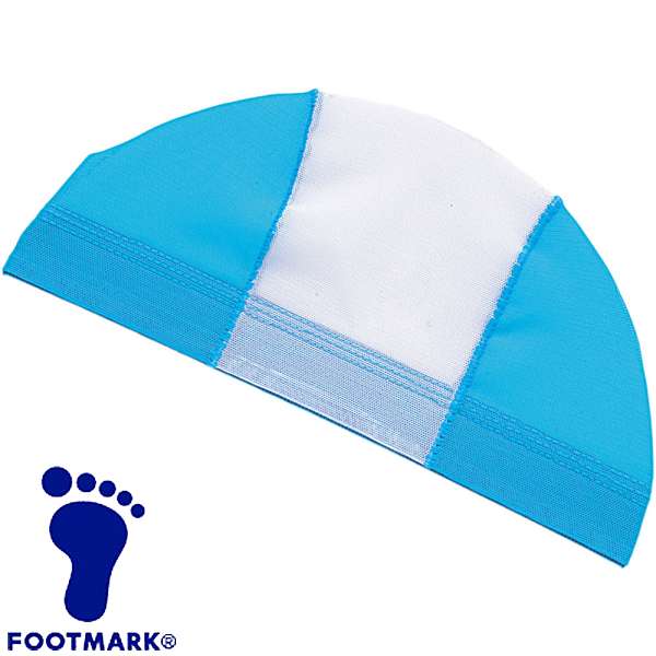 ◆◆○メール便発送 ＜フットマーク＞ FOOTMARK スイムキャップ センターネーム (06：サックス) 101123-06