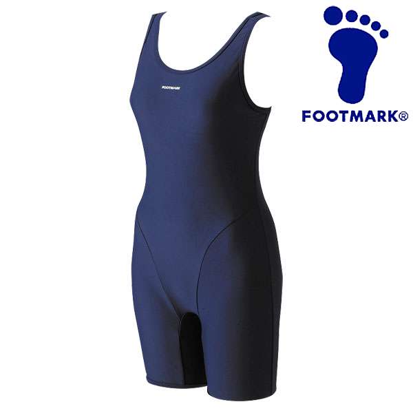 ◆◆○メール便発送 <フットマーク> FOOTMARK スクールフィットネススーツ 120、130cm (08:ネイビー) 101520J2-08