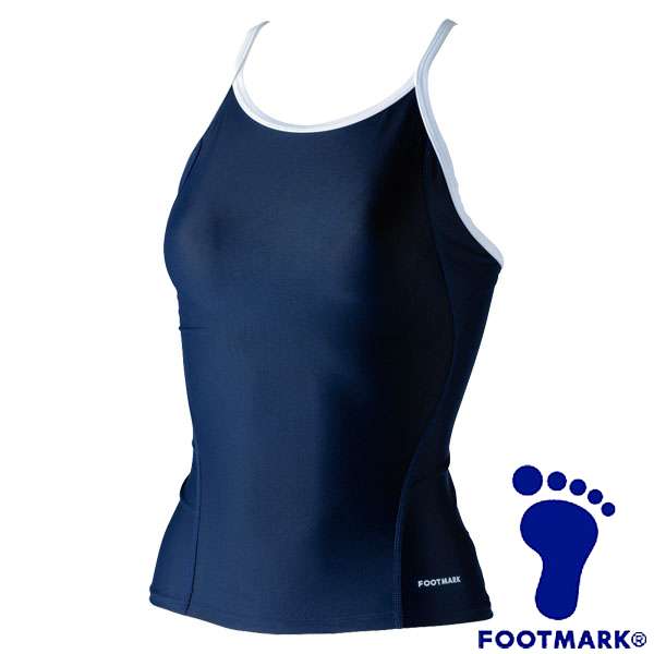 ◆◆○メール便発送 ＜フットマーク＞ FOOTMARK すまいるスイム パイピングセパレーツ上 3L、4L (08：コン) 101587B1-08