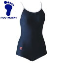 ◆◆○メール便発送 <フットマーク> FOOTMARK ツーウェイ水着 白パイピング5L (08:ネイビー) 101504B2-08