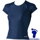 ◆◆○メール便発送 <フットマーク> FOOTMARK すまいるスイムラインセパレーツ上 120、130cm (08:コン) 101563J2-08(4)