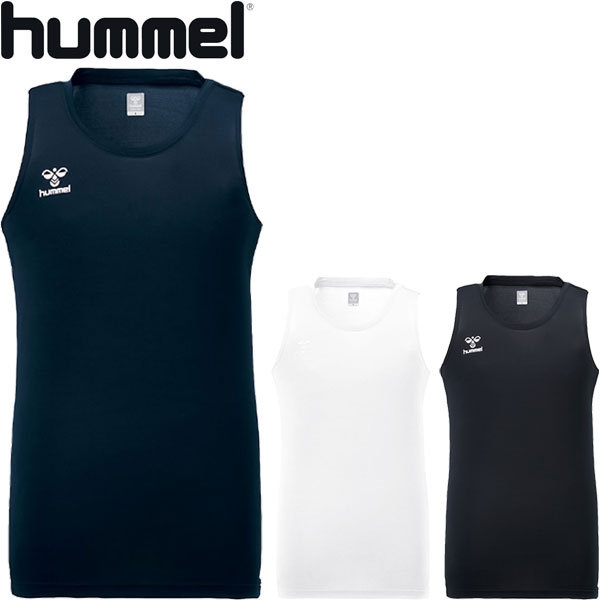 ◆◆メール便発送 ＜ヒュンメル＞ hummel ユニセックス ノースリーブフィットインナーシャツ HAP5156N