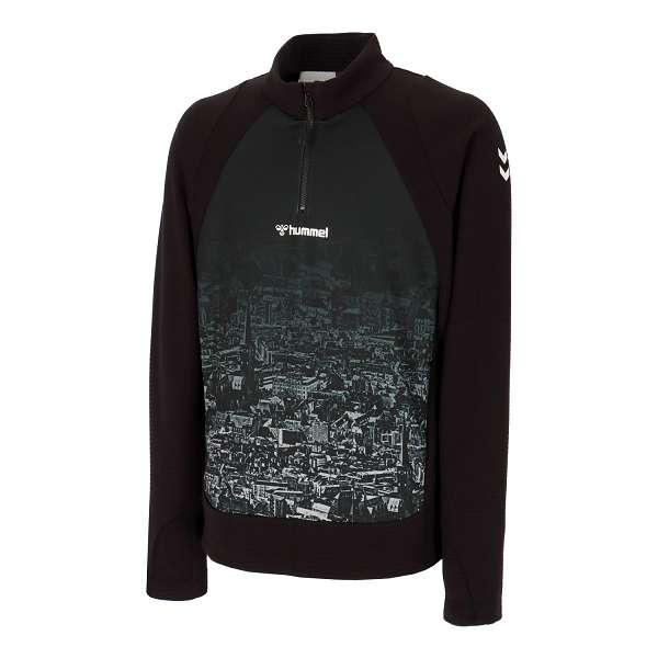 ◆◆ ＜ヒュンメル＞ HUMMEL トレーニングハーフジップトップ HAT4184 (90) サッカー・フットサル