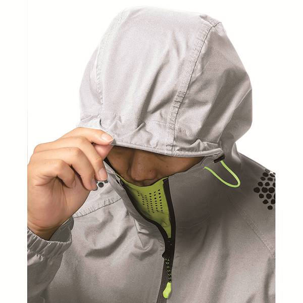 ◆◆ ＜マック＞ MAKKU ライトビズレインジャケット AS920 (GRAY) レインウェア