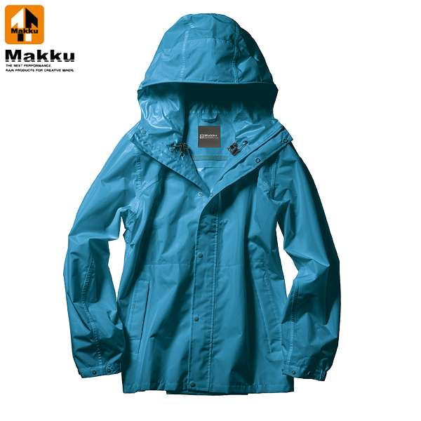 ◆◆ ＜マック＞ MAKKU パノラマバッグインレインスーツ AS5140 (BLUE)