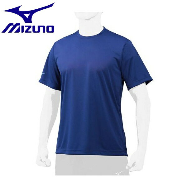 ◆◆送料無料 メール便発送 ＜ミズノ＞ MIZUNO Tシャツ／丸首[ユニセックス] 12JA7T62 (16：パステルネイビー)