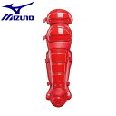 ◆◆【特価】 <ミズノ> MIZUNO 軟式用レガーズ(野球) 1DJLR101 (62:レッド)