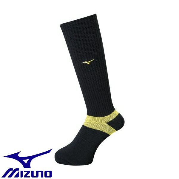 ◆◆送料無料 メール便発送 ＜ミズノ＞ MIZUNO ロングソックス[ユニセックス] V2MX8007 (94：ブラック×イ..