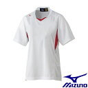 ◆◆メール便発送 【特価】 <ミズノ> MIZUNO ゲームシャツ(レディース/ソフトボール) 12JC4F70 (62:ホワイト×レッド)