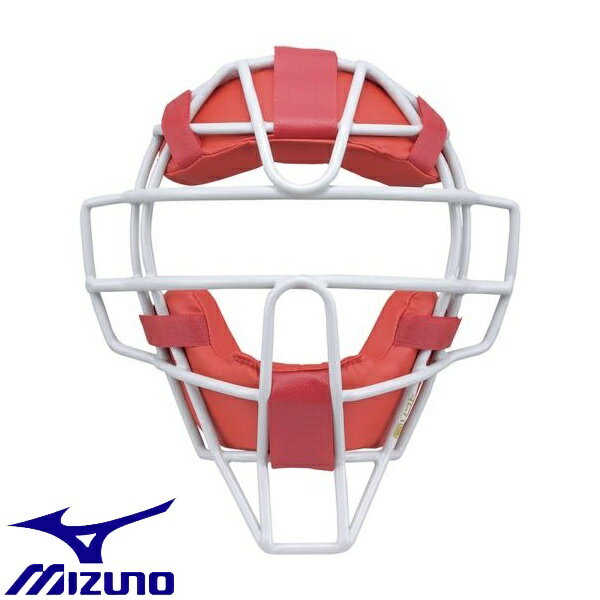 ◆◆ ＜ミズノ＞ MIZUNO ソフトボール用マスク 1DJQS110 (62：レッド×グレー)