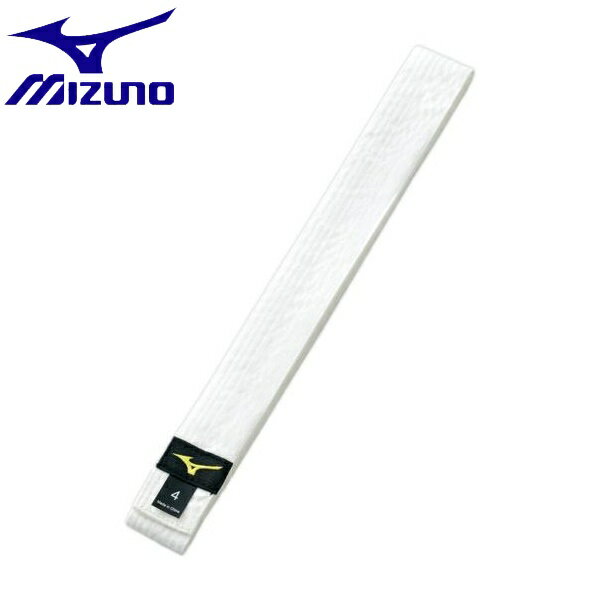 ◆◆送料無料 メール便発送 ＜ミズノ＞ MIZUNO 赤白帯型ひも(230cm) 22JV9A96_230 (01：白（RBマークカラーイエロー）)