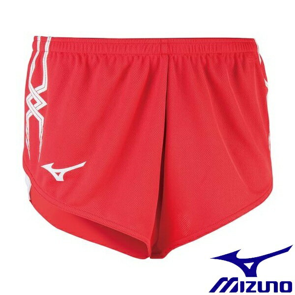 ◆◆送料無料 メール便発送 ＜ミズノ＞ MIZUNO レーシングパンツ(陸上競技)[メンズ] U2MB8050 (62：チャイニーズレッド×ホワイト)