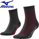 ミズノ 靴下 メンズ ◆◆送料無料 メール便発送 【返品・交換不可】 ＜ミズノ＞ 【MIZUNO】 18FW メンズ ブレスサーモコーデュラソックスクルー丈 靴下 ワーキング用品 F2JX8581