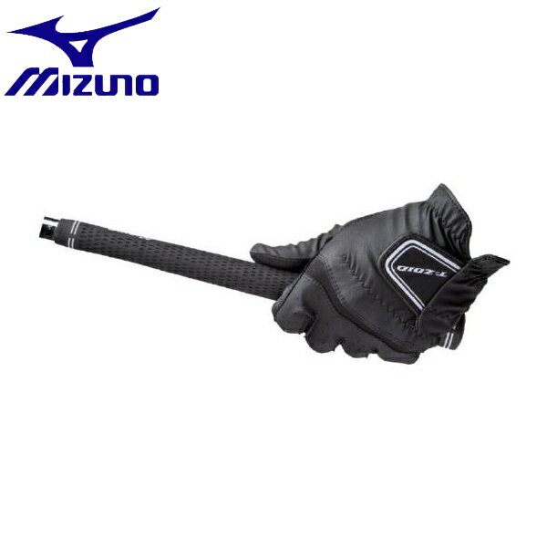 ◆◆送料無料 メール便発送 ＜ミズノ＞ MIZUNO 手袋／ティーゾイド／左手(ゴルフ)[メンズ] 5MJML604 (09：ブラック) ゴルフ