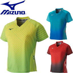 ◆◆送料無料 メール便発送 【クリアランス】【返品・交換不可】 ＜ミズノ＞ MIZUNO レディース ゲームシャツ(2019年卓球女子日本代表モデル) 卓球 半袖シャツ 82JA9201