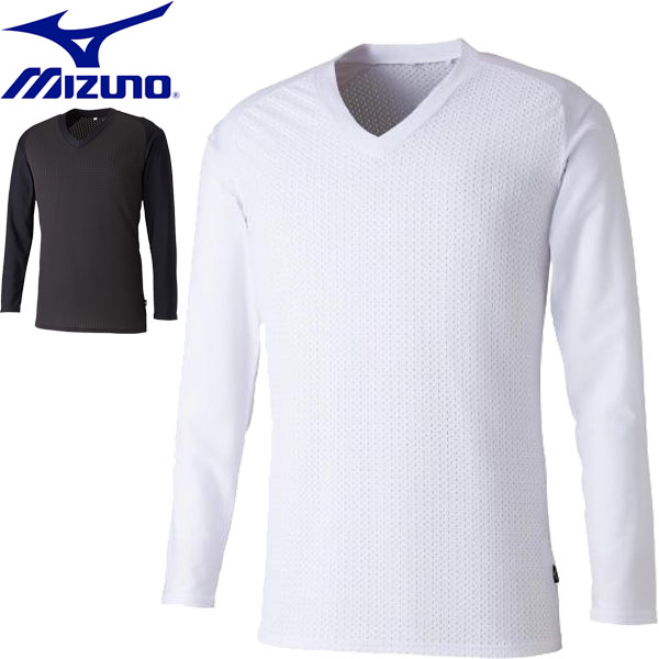 ◆◆メール便発送 【特価】 ＜ミズノ＞ MIZUNO メンズ ドライエアロフローインナーシャツ(ロングスリーブ) テニス バドミントン 62JA2050