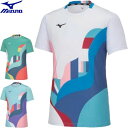 ◆◆メール便発送 【特価】 <ミズノ> MIZUNO ユニセックス ゲームシャツ テニス バドミントン 62JAA042