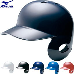 ◆◆ ＜ミズノ＞ MIZUNO 軟式用片耳付打者用ヘルメット(右打者用) 野球 1DJHR113