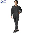 ◆◆【特価】 <ミズノ> MIZUNO ユニセックス ソフトストレッチジャケット&パンツ スウェット 上下セット 32MCB005-32MDB005(4)