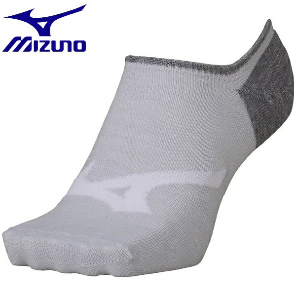 ◆◆ ＜ミズノ＞ MIZUNO 1Pソックス（スニーカーイン） 32JX0303 (04：グレー)