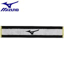 ◆◆ ＜ミズノ＞ MIZUNO 今治製:ジャガードマフラータオル（箱入り） 32JY0105 (09：ブラック×ホワイト)