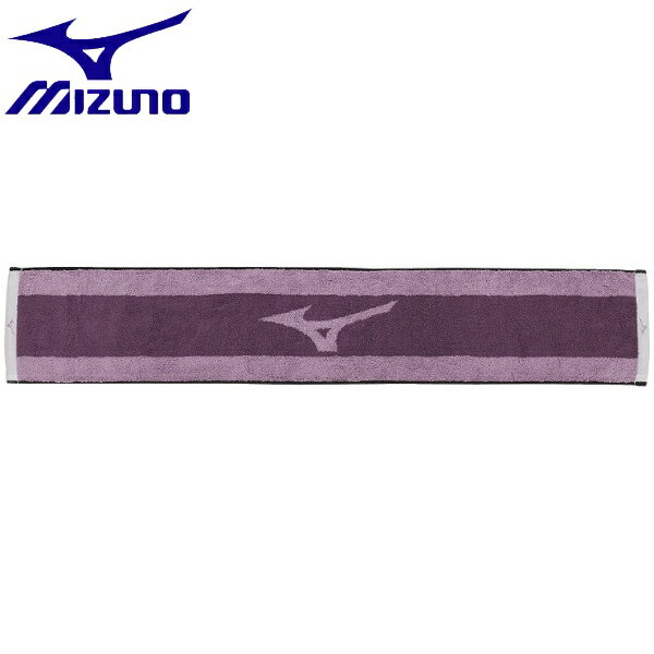 ◆◆ ＜ミズノ＞ MIZUNO 今治製:ジャガードマフラータオル（箱入り） 32JY0105 (68：モーブピンク)