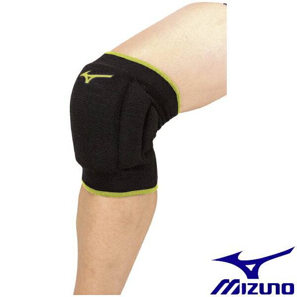 ◆◆送料無料 定形外発送 ＜ミズノ＞ MIZUNO 膝サポーター(ウィメンズ) V2MY8024 (93：ブラック×ライム) バレーボール