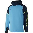 ◆◆【特価】 <ミズノ> MIZUNO スウェットパーカ(ユニセックス) 62JC0003 (21:ブルーアトール) テニス バドミントン