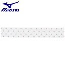 ◆◆ ＜ミズノ＞ MIZUNO グリップテープ(ドットプリント) 63JYA840 (64：ホワイト×ピンク) テニス バドミントン