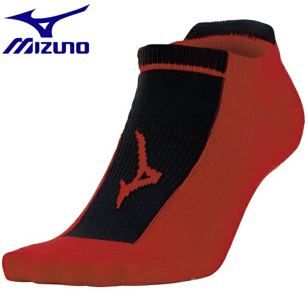 ◆◆送料無料 メール便発送 ＜ミズノ＞ MIZUNO ソックスアンクル丈（滑り止め付き）(ユニセックス) U2MX1501 (62)