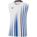 ◆◆メール便発送 【特価】 <ミズノ> MIZUNO ドライエアロフローゲームシャツ(ノースリーブ)(ユニセックス) 62JA2520 (01) テニス&バドミ...