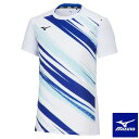◆◆メール便発送 【特価】 <ミズノ> MIZUNO ゲームシャツ(ユニセックス) 62JAA002 (01) テニス&バドミントン