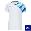 ◆◆メール便発送 【特価】 <ミズノ> MIZUNO ゲームシャツ(ユニセックス) 62JAA004 (01) テニス&バドミントン